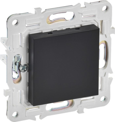 Декоративная заглушка для розетки IEK Skandy SK-PL10-K02 (черный)