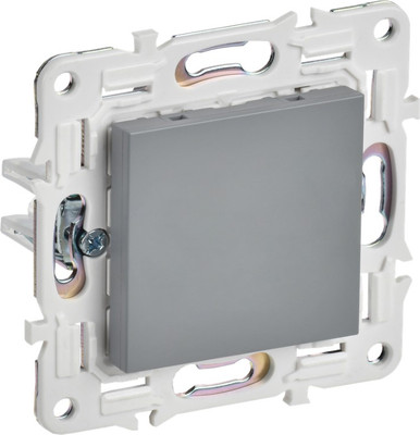 Декоративная заглушка для розетки IEK Skandy SK-PL10-K03 (серый)