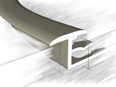 Профиль декоративный КТМ-2000 314-08М 2.7м (титан)