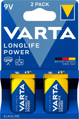 Комплект батареек Varta Longlife Power 4922 9V (2шт)