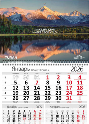 Календарь настенный БумиАрт Turan. 2026 год / 201-1/25