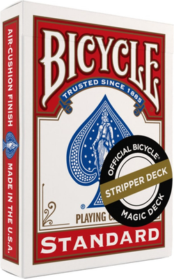 Набор фокусов Bicycle Stripper Deck Red / 1014830-r