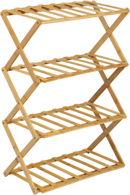 Стойка для цветов GREENGO 4 полки 50x25x68см напольный открытый