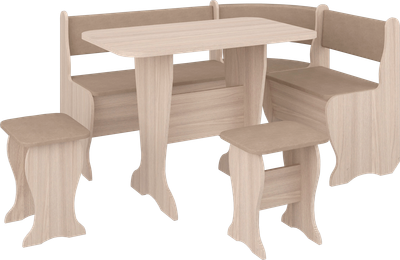 Обеденная группа Премиум Оптима (шимо светлый/обивка микровелюр 10)