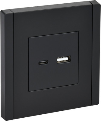 Розетка IEK Forte&Piano FP-U22-D31-K02 (черный)