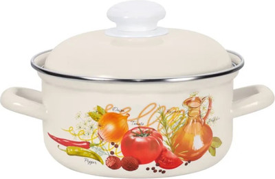 Кастрюля Лысьвенские эмали Итальянская кухня / 1510АП2/4