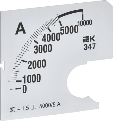 Шкала для амперметра IEK IPA10D-SC-5000