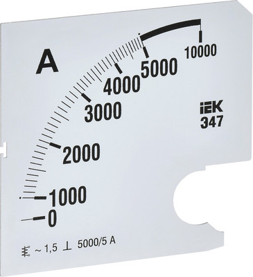 Шкала для амперметра IEK IPA20D-SC-5000