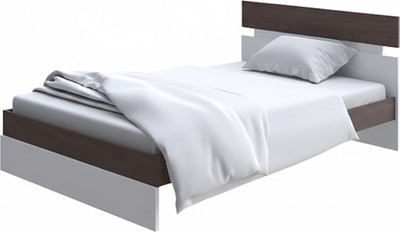 Односпальная кровать Proson Milton 80x190 (ясень шимо темный/белый)