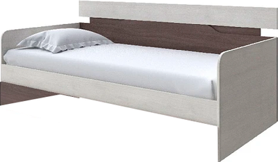 Кровать-тахта Proson Milton 90x200 (дуб шамони светлый 124/ясень шимо темный)