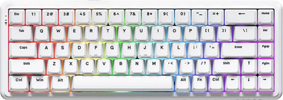 Клавиатура Ajazz AK680 MAX (8+1K) (белый)