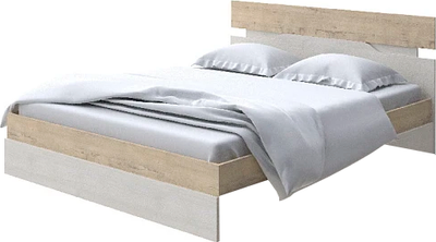 Полуторная кровать Proson Milton 120x190 (бунратти/дуб шамони светлый 124)