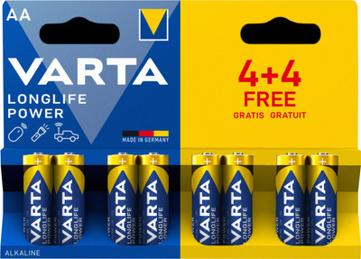 Комплект батареек Varta Longlife Power 4906 AA (8шт)