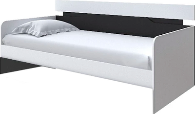 Кровать-тахта Proson Milton 90x190 (белый/черный)