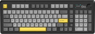 Клавиатура Ajazz AK980 V2 (серый/белый/желтый)