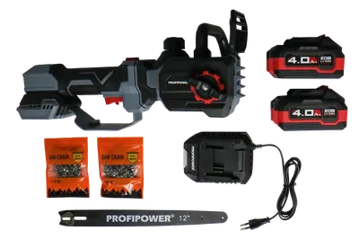 Пила цепная аккумуляторная Profipower PL-12 / E0285