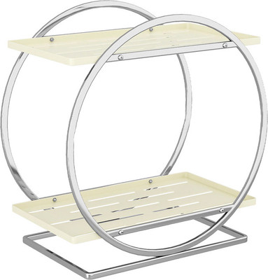 Этажерка Happy Home HH-032D (серебряный)