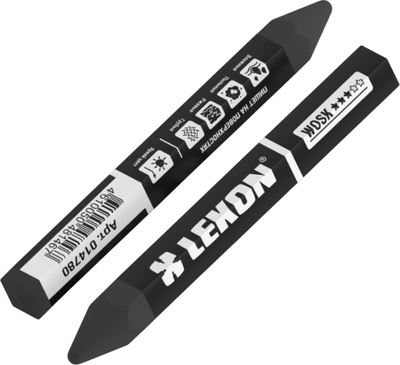 Восковые мелки LEKON Wosk / 14780.21 (2шт, черный)