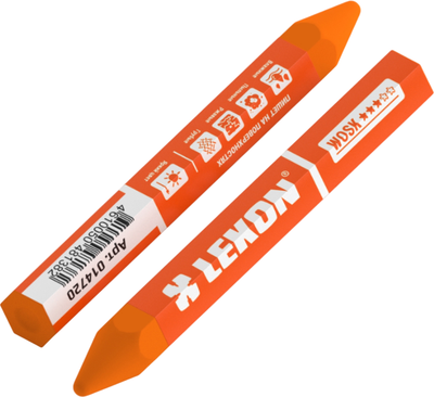 Восковые мелки LEKON Wosk / 14720.21 (2шт, оранжевый)