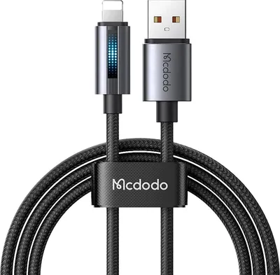 Кабель McDodo CA-5660 USB-A to Lightning With Breathing Light (1.2м)