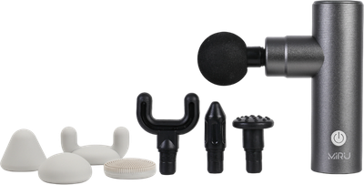 Массажный пистолет Miru BM-18 (светло-серый)