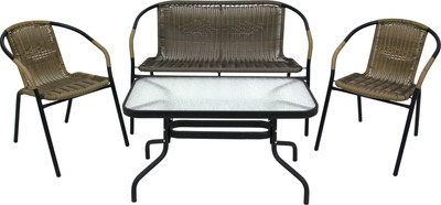 Комплект садовой мебели Garden Story Марсель делюкс / WR2719/WR2719-B/SC089 (желто-черный)