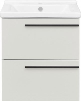 Тумба с умывальником Акватон Амели 60 / 1A2627V0AE7A0 (дымка)