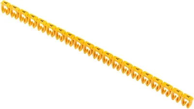 Маркер кабельный IEK МКН-1.5мм2 "A" /  UMK01-02-A (1500шт, желтый)