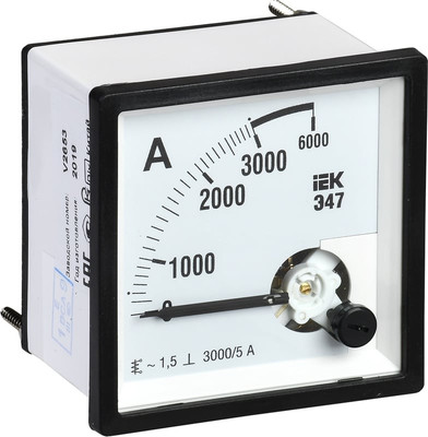 Амперметр IEK IPA10-6-3000-E