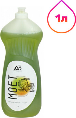 Средство для мытья посуды A3 HomeCare Моет Лайм и мандарин (1л)