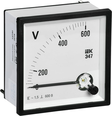 Вольтметр IEK IPV20-6-0300-E