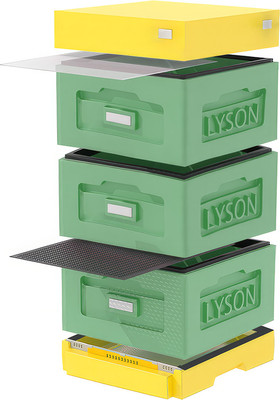 Улей Lyson Рута На 10 Рамок / WR3GY (зеленый/желтый)