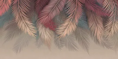 Фотообои листовые Citydecor Пальмовые листья 86 (300x150см)