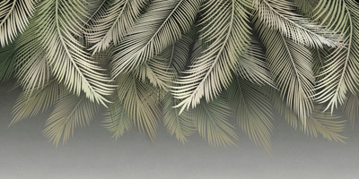 Фотообои листовые Citydecor Пальмовые листья 84 (300x150см)