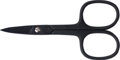 Ножницы для маникюра Dewal 338 (черный матовый)