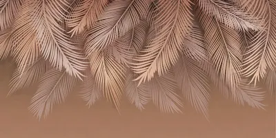 Фотообои листовые Citydecor Пальмовые листья 80 (300x150см)