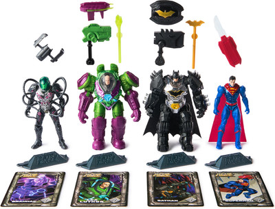 Набор фигурок коллекционных Spin Master Metal Force. Бэтмен. 4 фигурки / 64585