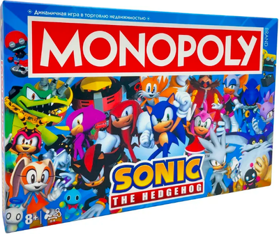 Настольная игра Hasbro Монополия. Соник / WM04624 (на русском языке)