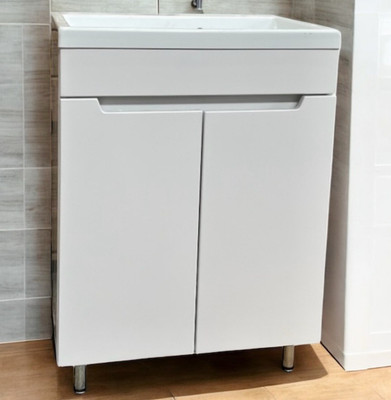 Тумба под умывальник Garda Marsel 92_600 / 13.92.600.PVC (белый глянец)