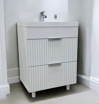 Тумба под умывальник Garda Onda 94_600 / 09.94.600.PVC (белый глянец)