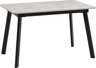 Обеденный стол Stool Group Batu new 120-160x80x76 (ароза светлая/черный)