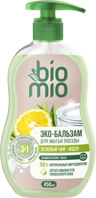 Средство для мытья посуды BioMio Зеленый чай и юдзу (450мл)