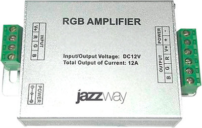 Усилитель сигнала для светодиодной ленты JAZZway 3x4A 12В / 1002150