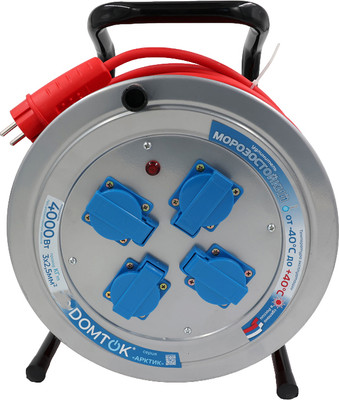 Удлинитель на катушке Domtok U2588 (30м)