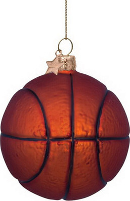 Шар новогодний Vondels Баскетбольный мяч / 2222620090010