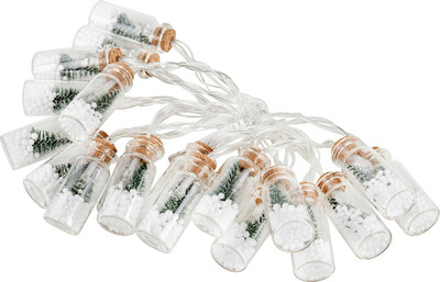 Светодиодная гирлянда Золотая сказка Нить Бутылочки / 592203 (3м, теплый белый)