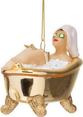 Елочная игрушка Vondels Девушка в ванной / 4250101060137