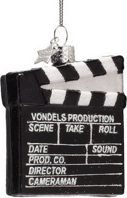 Елочная игрушка Vondels Кинохлопушка / 4250803050221