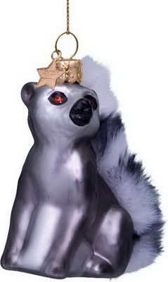Елочная игрушка Vondels Лемур / 2240800075015