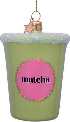 Елочная игрушка Vondels Матча латте / 3240500080011